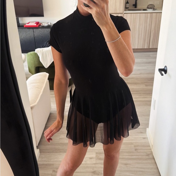 Norma Kamali Black Mini Dress - Picture 2 of 5
